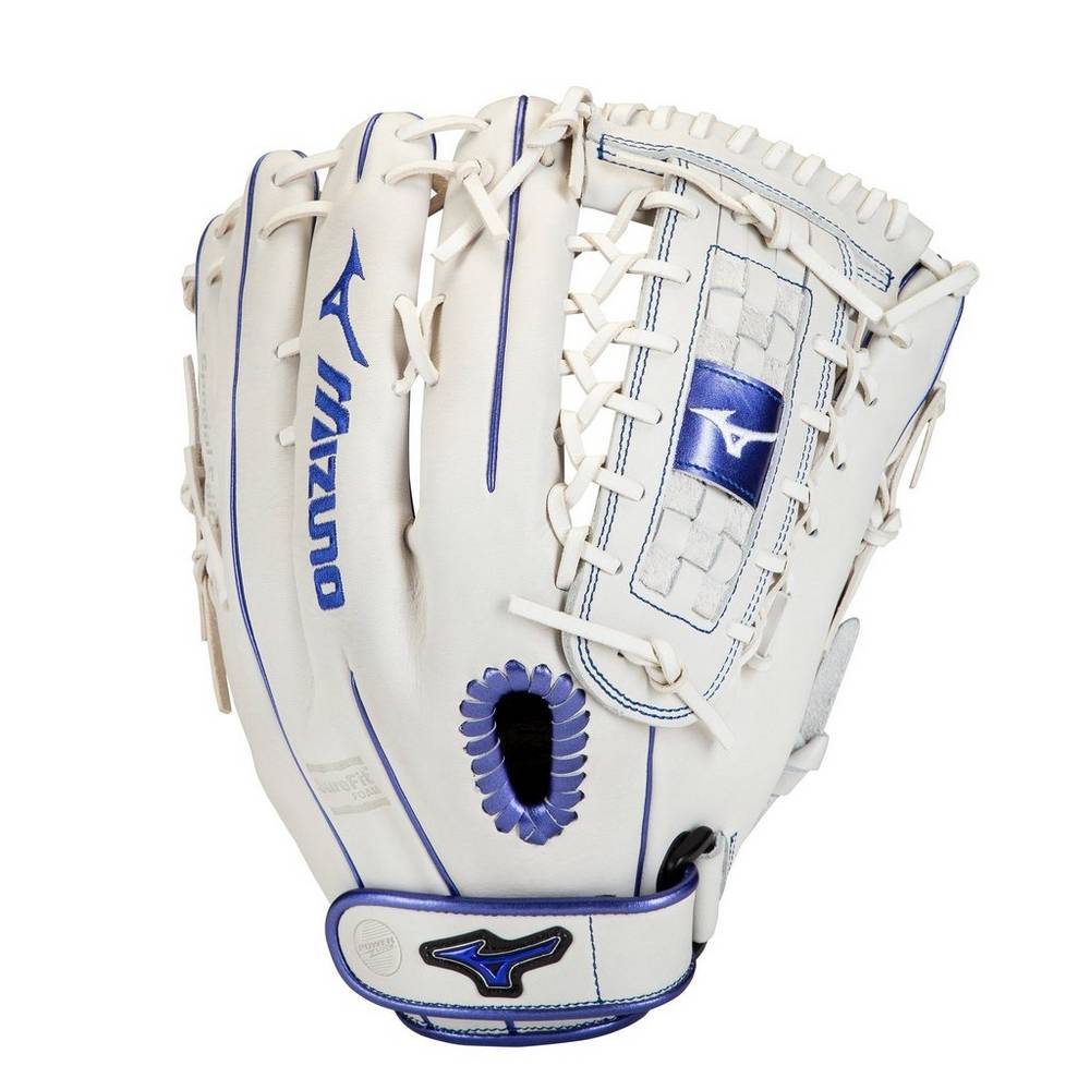 Guantes Mizuno MVP Prime SE Fastpitch 13" Mujer Blancas/Azul Real Baratas CWYO-40865